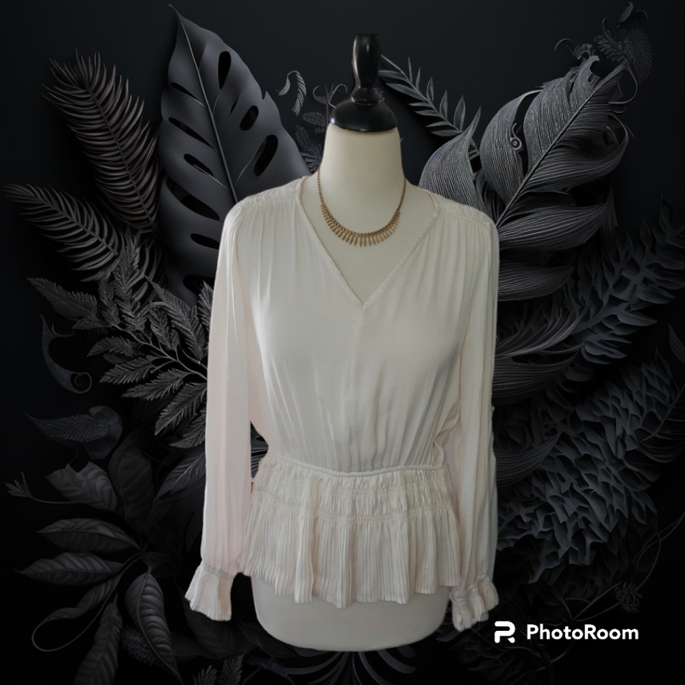 Philosophy Cream Top Womens M